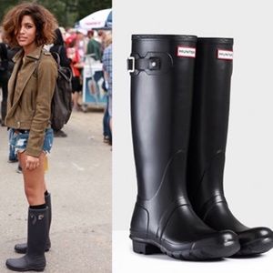 Hunter rain boots LIKE NEW